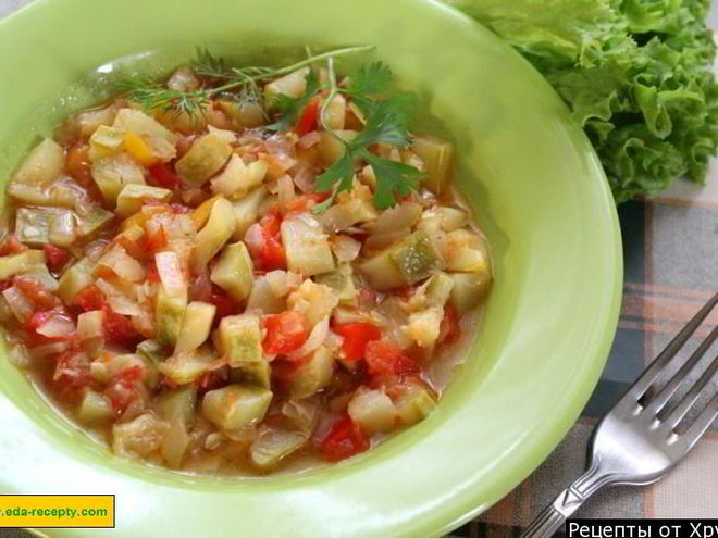 Рецепт кабачкового рагу