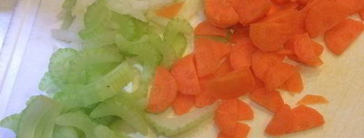 картофель, запеченный в фольге с мясным рагу. Шаг 2