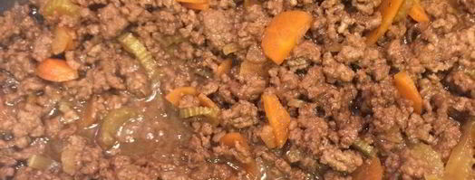 картофель, запеченный в фольге с мясным рагу. Шаг 5