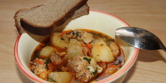 Картофельно-куриное рагу