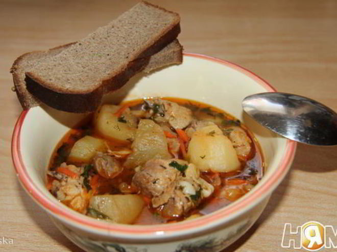 Рецепт картофельно-куриного рагу