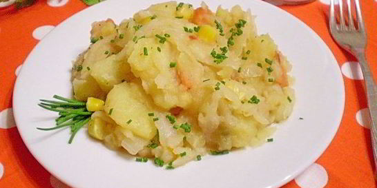 Картофельное рагу с овощами