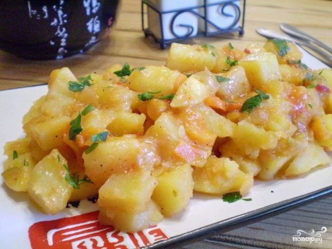 Рецепт картофельного рагу
