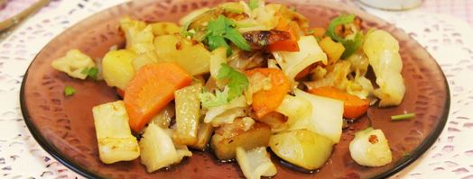 картошка капуста морковь лук рагу. Шаг 6