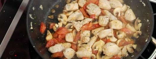 куриное фрикасе с томатами черри. Шаг 4