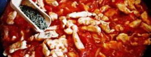 куриное рагу с помидорами и луком. Шаг 7