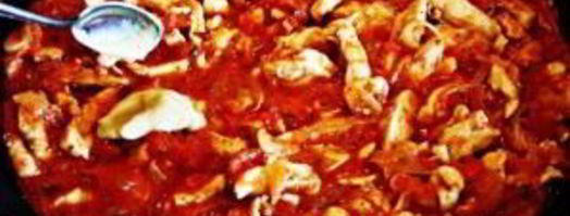 куриное рагу с помидорами и луком. Шаг 8