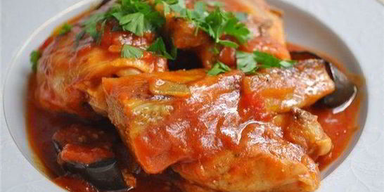 Куриное рагу в соево-медовом маринаде