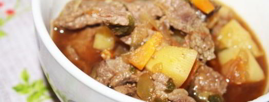 летнее рагу с говядиной и печеными овощами с ароматом дымка. Шаг 5