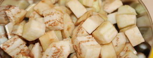 мясное рагу с баклажанами, перцем и помидорами. Шаг 3