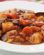 Мясное рагу с овощами и грибами