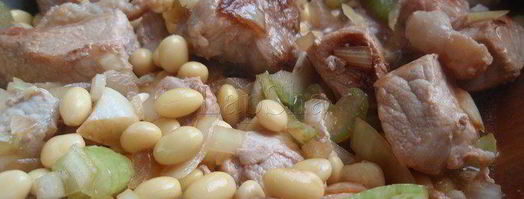 мясное рагу с соевыми бобами и орегано. Шаг 5