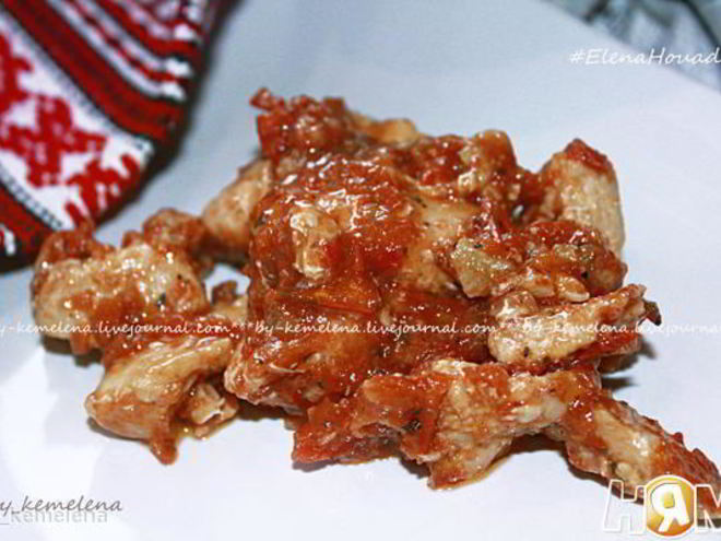 Рецепт нежного пряного рагу из курицы в восточном стиле