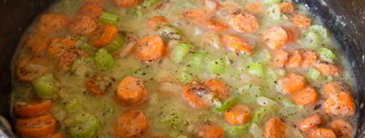 нежное рагу из курицы с овощами и перловкой. Шаг 7