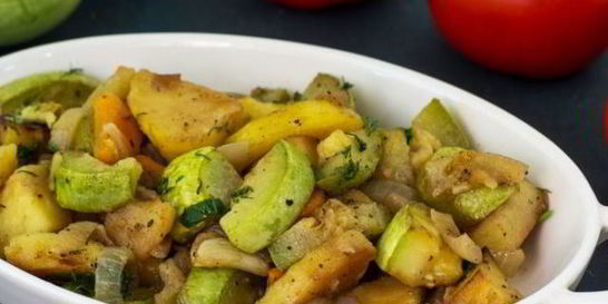 Овощное рагу из кабачков и картофеля