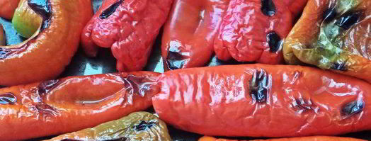 овощное рагу на основе запеченных баклажанов и перцев. Шаг 7