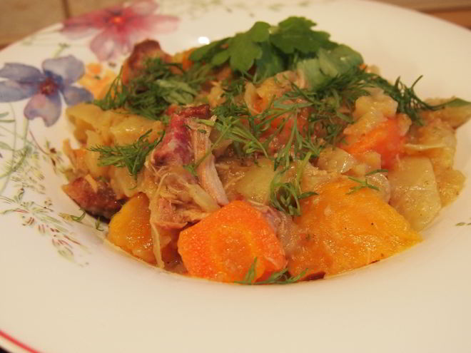 Рецепт овощного рагу по-эстонски