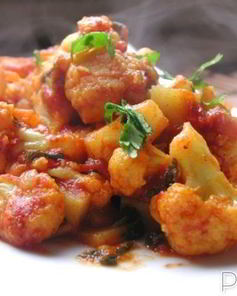 Овощное рагу под соусом карри