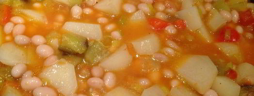 овощное рагу с фасолью. Шаг 7