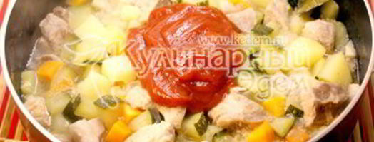 овощное рагу с кабачками цукини. Шаг 5