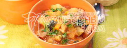 овощное рагу с кабачками цукини. Шаг 6