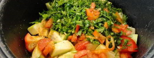 овощное рагу с кабачками в мультиварке. Шаг 7