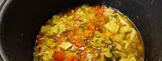 овощное рагу с кабачками в мультиварке. Шаг 8