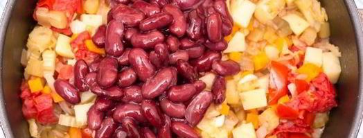 овощное рагу с красной фасолью. Шаг 8