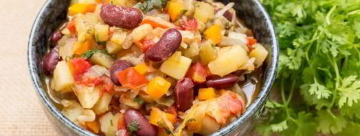 овощное рагу с красной фасолью. Шаг 10