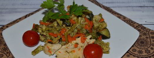 овощное рагу с куриной грудкой. Шаг 5