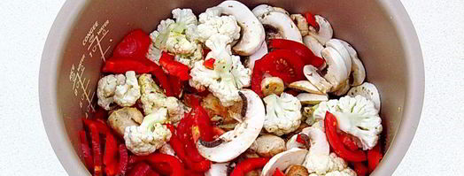 овощное рагу с курицей в мультиварке. Шаг 7