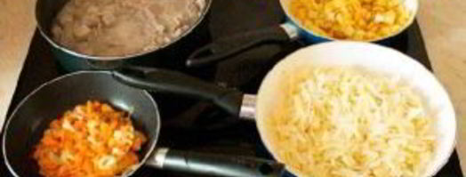 овощное рагу с мясом и картошкой. Шаг 2