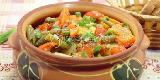 Овощное рагу с прованскими травами