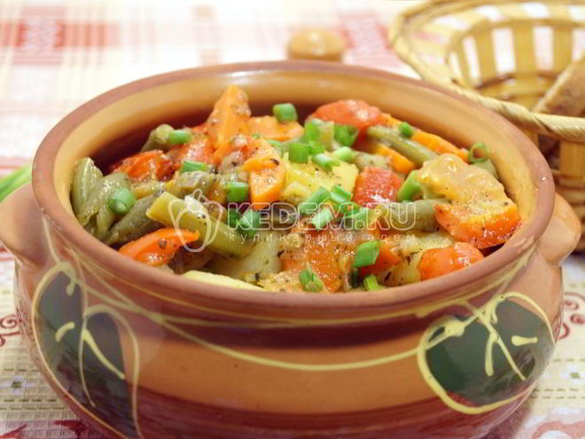 Рецепт овощного рагу с прованскими травами