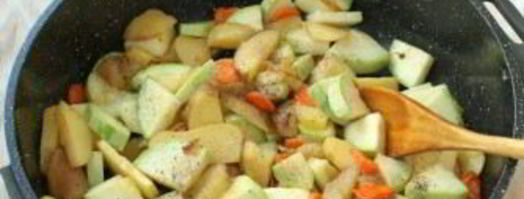 овощное рагу с цветной капустой и картошкой. Шаг 3