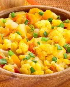 Овощное рагу с цветной капустой