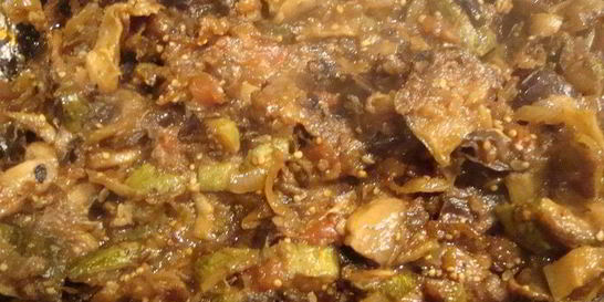 Постное запеченое овощное рагу