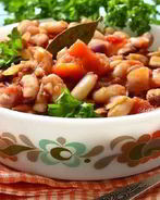 Пряное рагу из фасоли