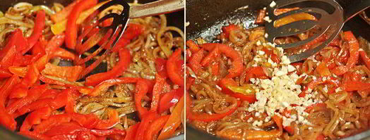 рагу из баранины с болгарским перцем и томатами. Шаг 4