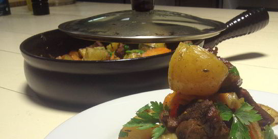 Рагу из баранины с чабрецом