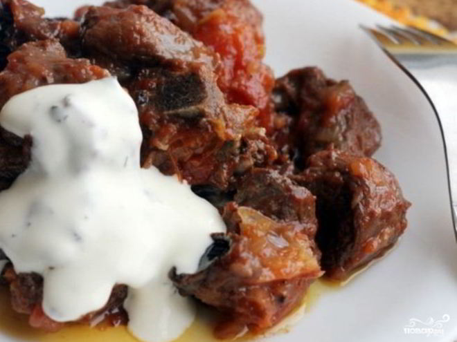 Рецепт рагу из баранины в мультиварке