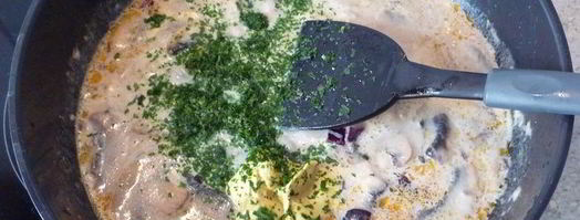 рагу из индейки по-строгановски. Шаг 6