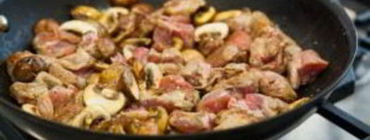 рагу из индейки с грибами. Шаг 2