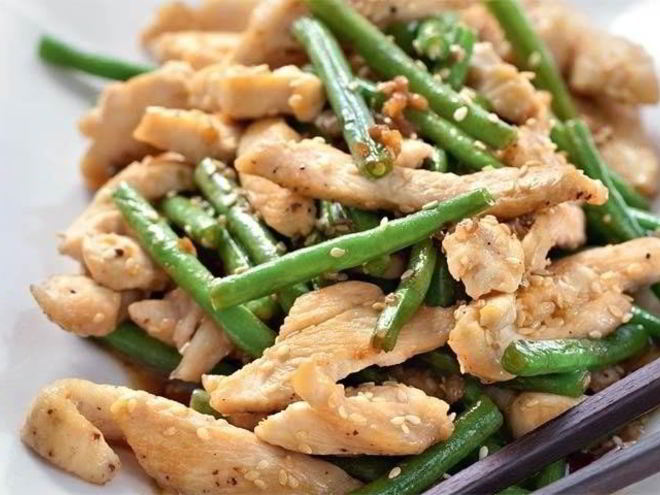 Рецепт рагу из индейки с зеленой фасолью и розмарином