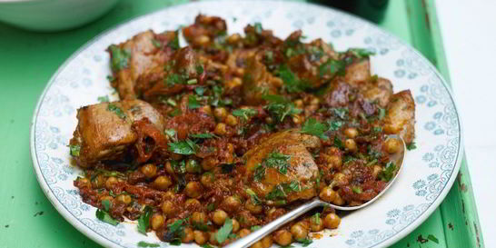 Рагу из индейки в испанском стиле