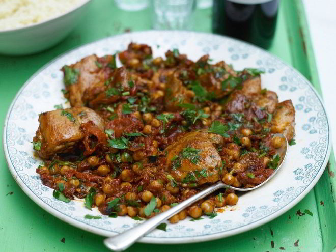 Рецепт рагу из индейки в испанском стиле