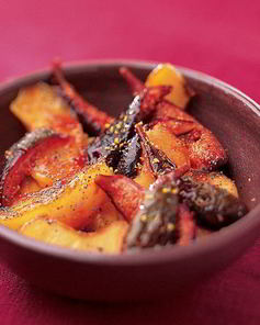 Рагу из инжира и яблок