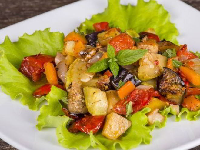 Рецепт рагу из кабачков, картофеля и баклажанов