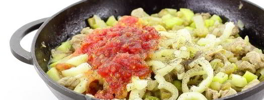 рагу из кабачков с мясом. Шаг 13