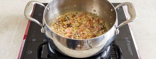 рагу из капусты с картофелем и мясными остатками. Шаг 4